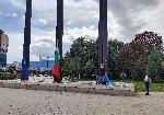 София - Празник на София - Знаме на града на пилоните пред НДК