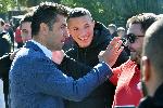 София - Среща на Кирил Петков с фенове на ЦСКА