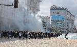 Феновете на „Левски” се придвижват с шествие по столичните булеварди