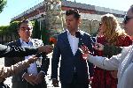 София - брифинг на Кирил Петков и Асен Василев