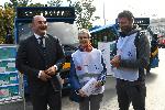 Председателят на СОС Георги Георгиев и г-жа Биргит Сара Кондруп-Палмквист  дадоха началото на велошествие