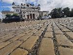 София - ремонт - жълти павета