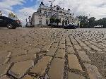 София - ремонт - жълти павета