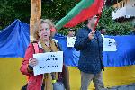 София - протест пред Руското посолство