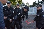 София - протест пред Руското посолство