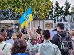 София - посолство на Русия - протестен митинг