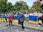 София - посолство на Русия - протестен митинг