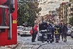 Кола се запали на централна улица в Плевен