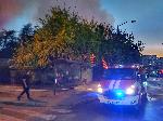 Варна  - Пожар се е запалил в двора на бившия Механотехникум във Варна