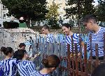 Варна - курсанти боядисват оградата на ВВМУ