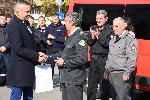Варна - Наградиха пожарникар заради решителни действия по време на възникнал пожар във влака София - Варна <br />
В