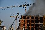 Голям пожар гори в студентски град