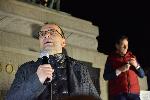 София - Протест пред Народното събрание срещу връщането на хартиените бюлетини в изборите