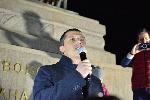 София - Протест пред Народното събрание срещу връщането на хартиените бюлетини в изборите