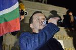 София - Протест пред Народното събрание срещу връщането на хартиените бюлетини в изборите