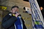 София - Протест пред Народното събрание срещу връщането на хартиените бюлетини в изборите