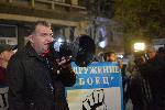 София - Протест пред Народното събрание срещу връщането на хартиените бюлетини в изборите