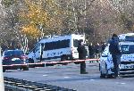 София - Микробус с мигранти се блъска с полицейски автомобил