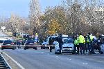 София - Микробус с мигранти се блъска с полицейски автомобил