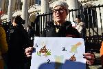 София - Протест в защита на пострадалите животни