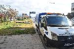 София - Инцидент - Табела падна върху джип