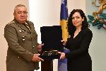 Президентът на Република Косово връчи почетен медал на български военни, участвали в силите KFOR