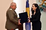 София - Посещение на президента на Република Косово - Награжданване на военни