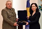 София - Посещение на президента на Република Косово - Награжданване на военни