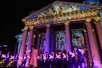 София - коледна елха пред Народния театър