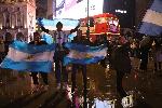 Лондон - Феновете на Аржентина ликуват