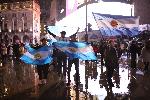 Лондон - Феновете на Аржентина ликуват
