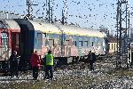 София - Дерайлирал вагон - Централна жп гара - Скъсана контактна мрежа