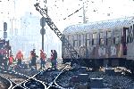 София - Дерайлирал вагон - Централна жп гара - Скъсана контактна мрежа