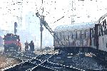 София - Дерайлирал вагон - Централна жп гара - Скъсана контактна мрежа