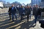 София - Инспекция на жълтата керамична паважна настилка