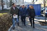 София - Инспекция на жълтата керамична паважна настилка