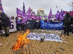 София - протест срещу затварянето на въглищните електроцентрали