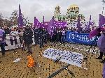 София - протест срещу затварянето на въглищните електроцентрали