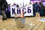 София - протест срещу затварянето на въглищните електроцентрали