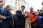 София - протест срещу затварянето на въглищните електроцентрали