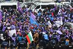 София - протест срещу затварянето на въглищните електроцентрали