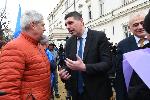 София - протест срещу затварянето на въглищните електроцентрали