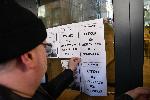София - Протест пред сградата на Телус - Гражданско сдружение Боец <br />
<br />
