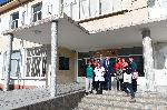 Скравена - раздаване на хигиенни материали на ученици