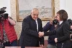 Бойко Борисов на лидерска среща с Корнелия Нинова