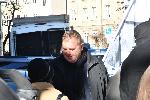 София - Протест в подкрепа на пребития в Охрид македонски българин Християн Пендиков <br />