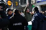 София - Протест в подкрепа на пребития в Охрид македонски българин Християн Пендиков <br />