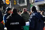 София - Протест в подкрепа на пребития в Охрид македонски българин Християн Пендиков <br />