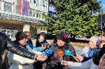 Варна - Протест пред сградата на РЗИ-Варна.