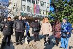 Варна - Протест пред сградата на РЗИ-Варна.